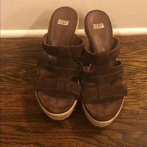 UGG wedge sandals